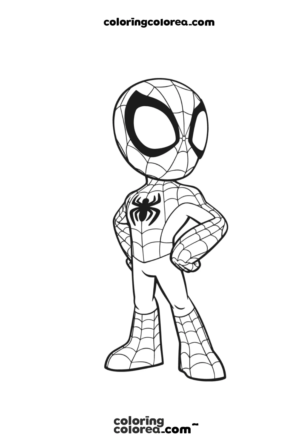 Dibujo para colorear de Spiderman