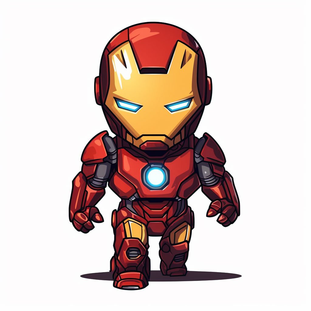 Ilustración iconográfica de Ironman