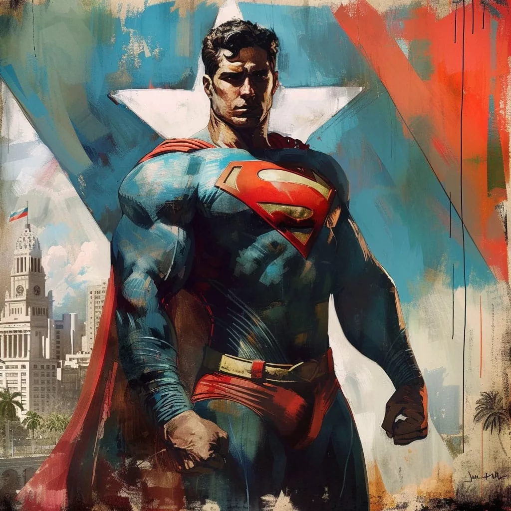 Imagen de Superman, el superhéroe de DC