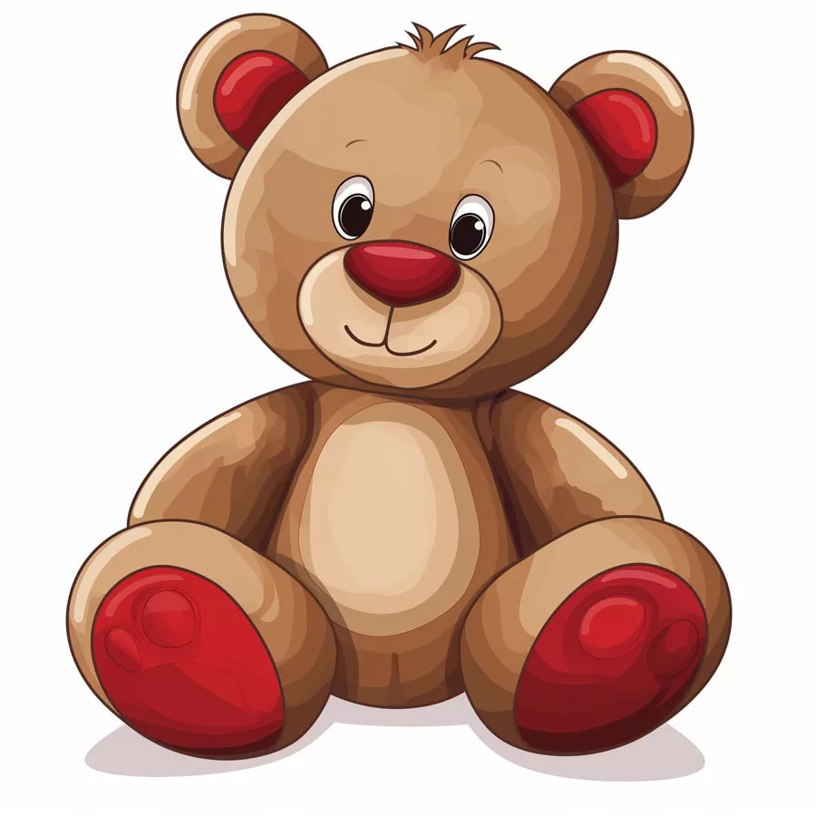 Dibujo de un osito de peluche