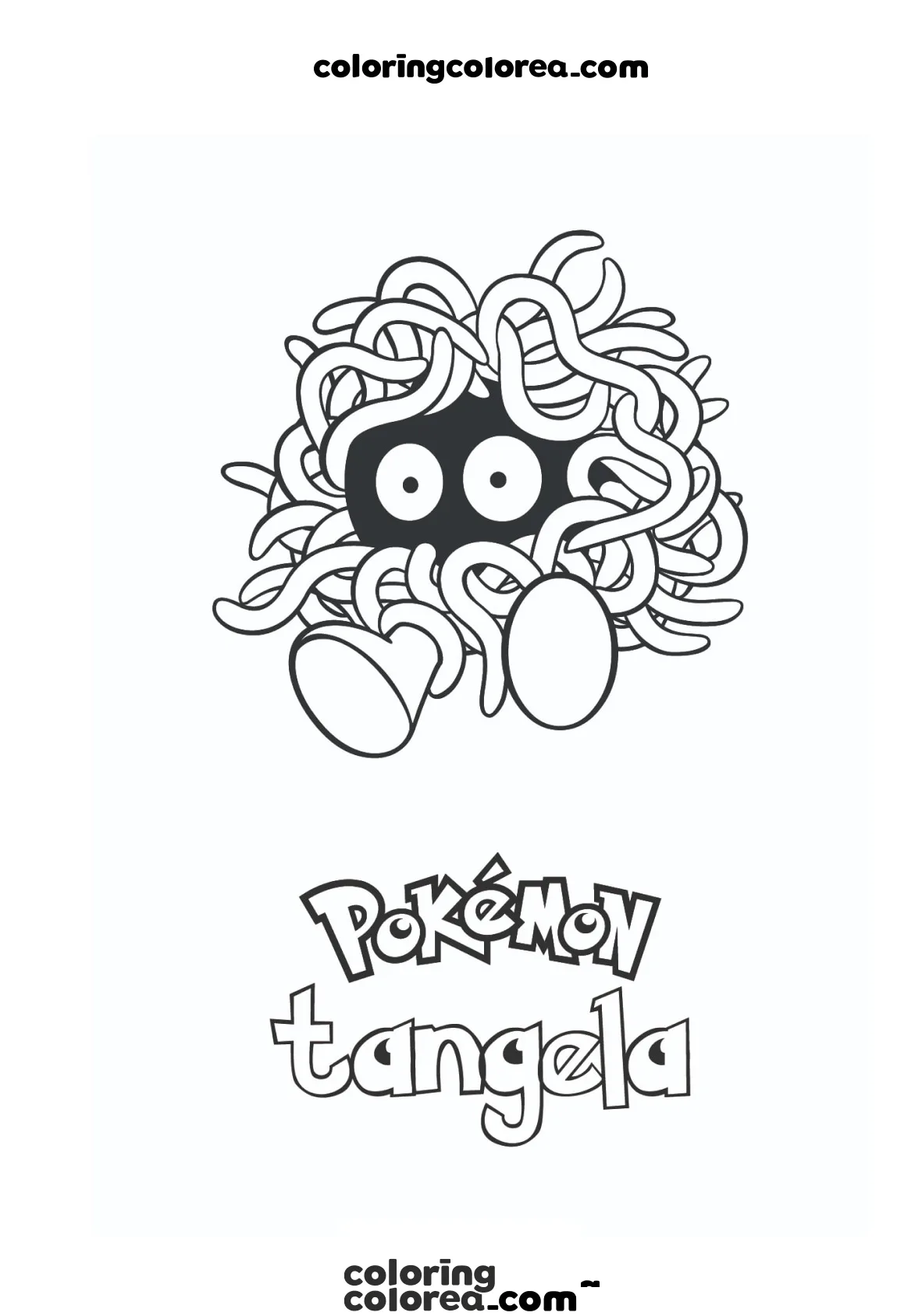 Colorear Pokemon Tangela