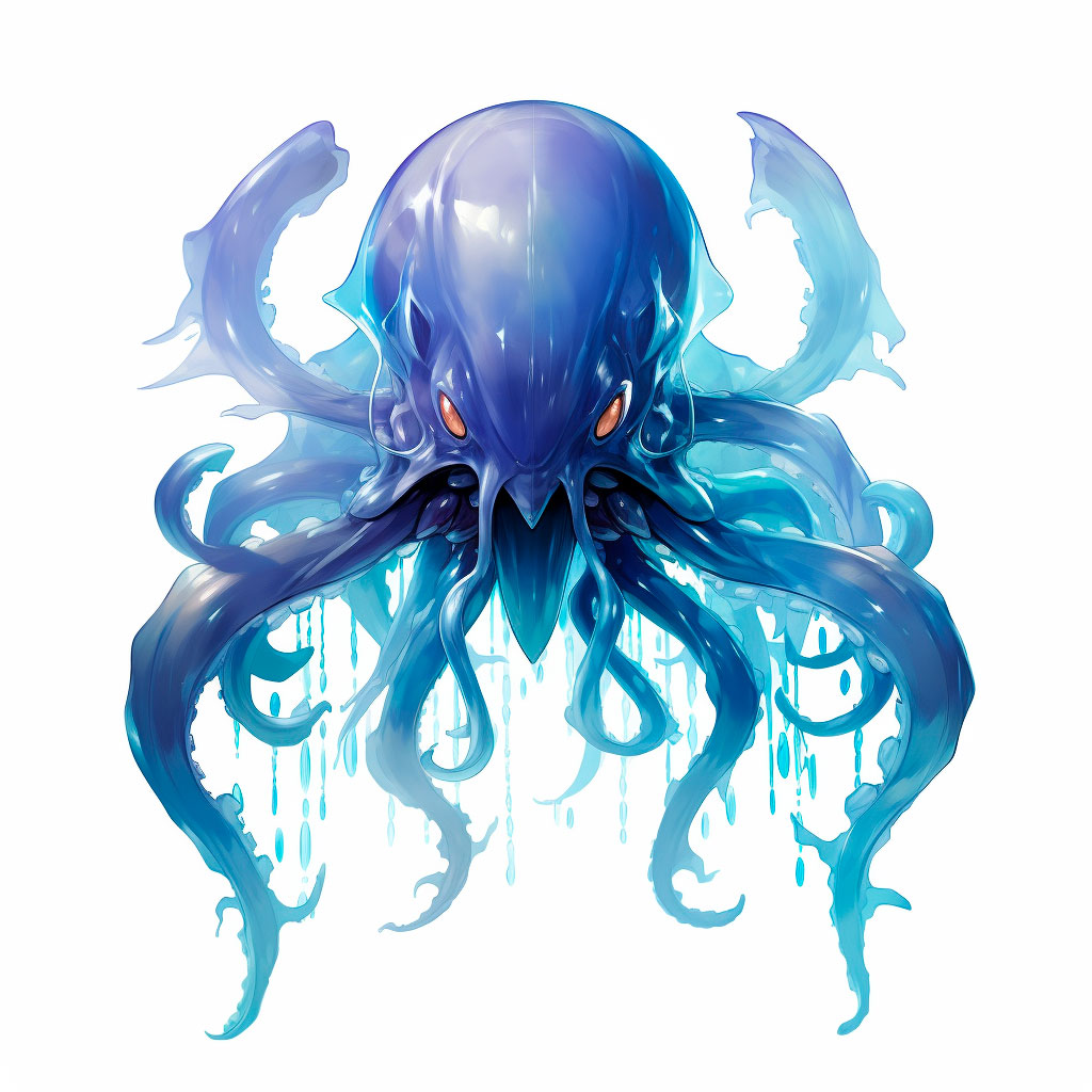 Ilustración generada por IA de Tentacruel