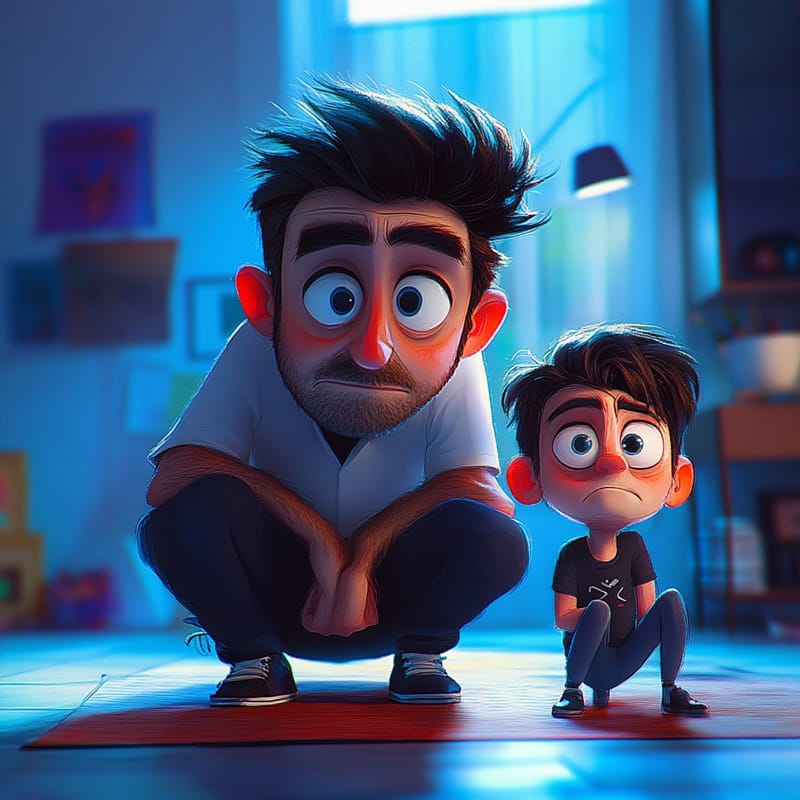 La actitud que tenemos los adultos frente a los miedos se refleja en los niños y niñas