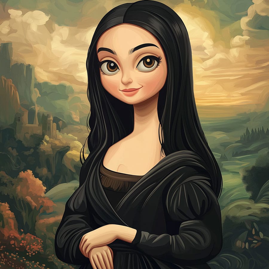 Versión de la Mona Lisa realizada por IA