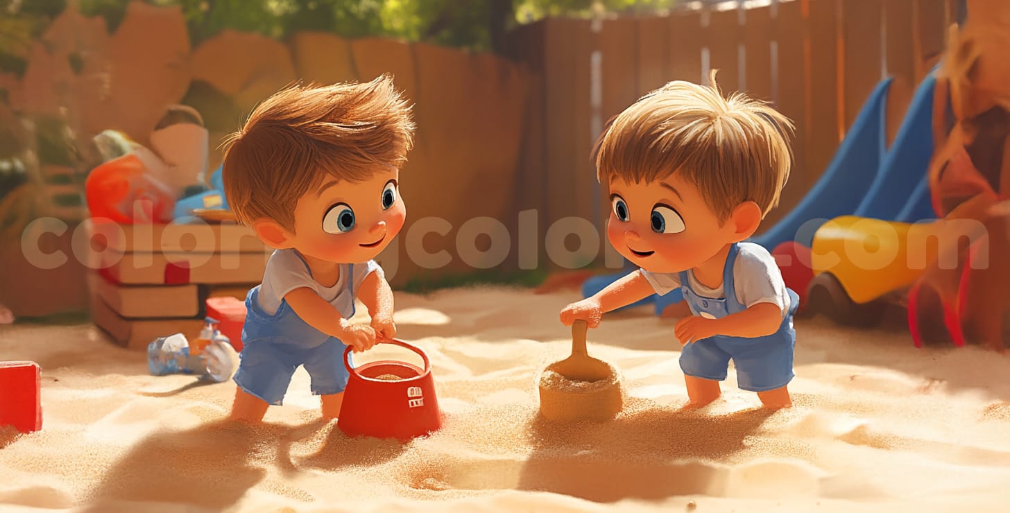 Dibujo para colorear: Nadie quiere jugar conmigo Mejora las relaciones sociales de tus hijos. Organiza encuentros con uno o dos niños a la vez en un ambiente que le sea familiar.